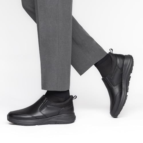 Foxsense Herren Mokassins ohne Schnürsenkel, Perfekt zum Stehen, Keine Hände nötig, Wasserdicht und Perfekt für Jedes Wetter. Perfekt für den Weg zur Arbeit, Spaziergänge