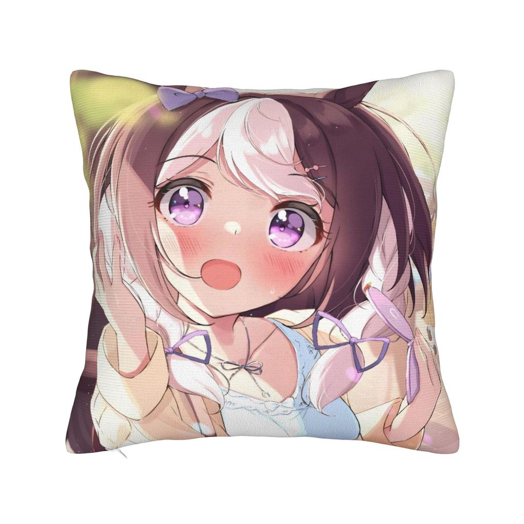 Decorative Pillowcase Umamusume Pretty Derby Anime Accessories Living Room  Throw Pillow Case Cover Square Multi Size