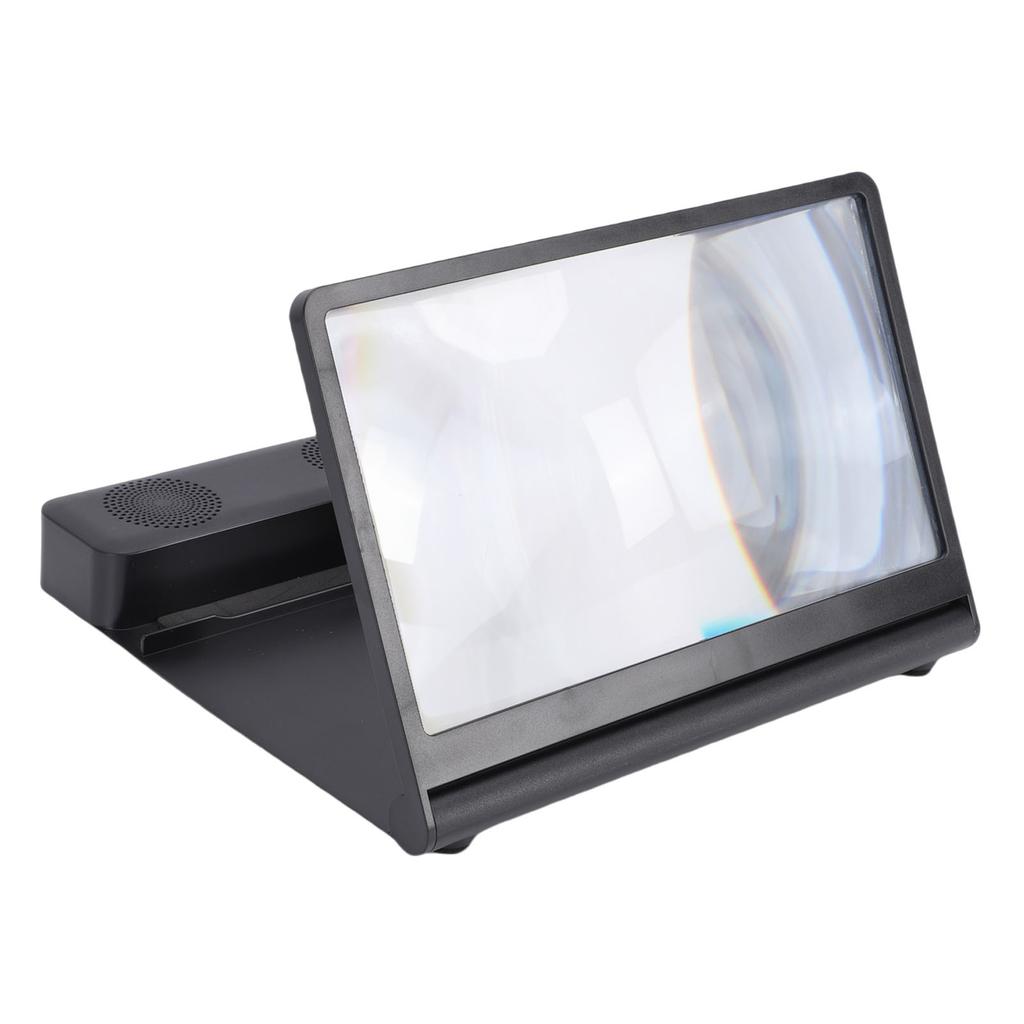 Smartphone Screen Magnifier with Bluetooth Speaker 3D HD Mobile Phone Screen Enlarger for Movies Videos Gaming