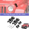 Hood Lock Latches for Jeep Wrangler JK Rubicon Sahara 2011-2018 Hood Lock Catch Exterior Accessories Black Aluminium Alloy