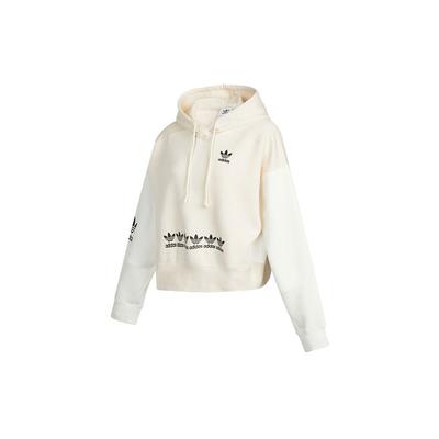 Originals Color Block Logo Hooded Pullover Vintage Sweatshirt Women Sweatshirt Off-White H20443