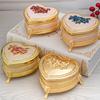 1pc Creative Heart-shaped Jewelry Box, Jewelry Box, High-end Storage Box, Wedding Gift Box