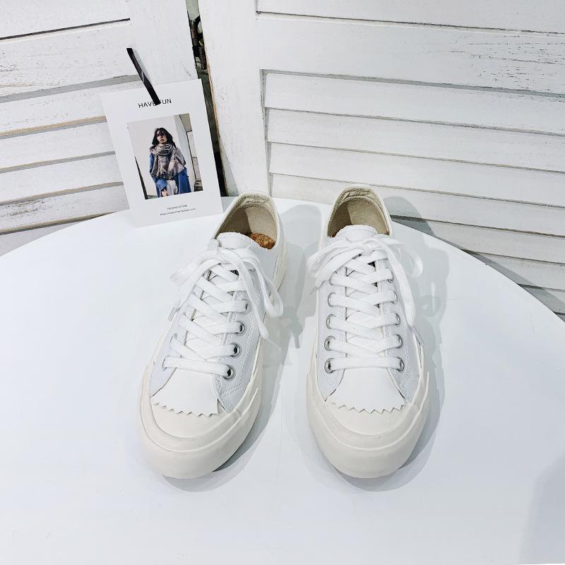 

Модная женская обувь Высокие белые кроссовки Модная парусиновая обувь на шнуровке Обувь на плоской подошве Дышащая повседневная спортивная обувь Женский скейтборд 40 белый