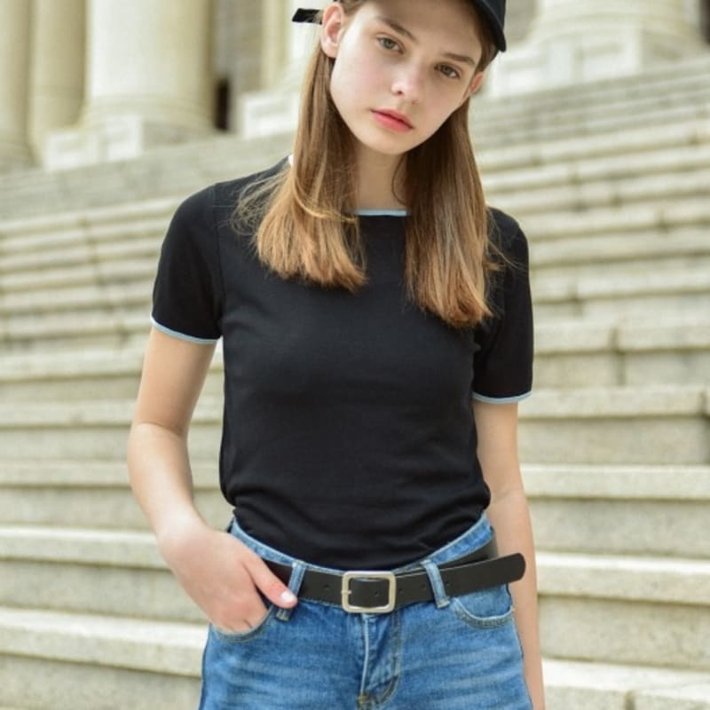 

MANES Руанский ремень (3colors) Black