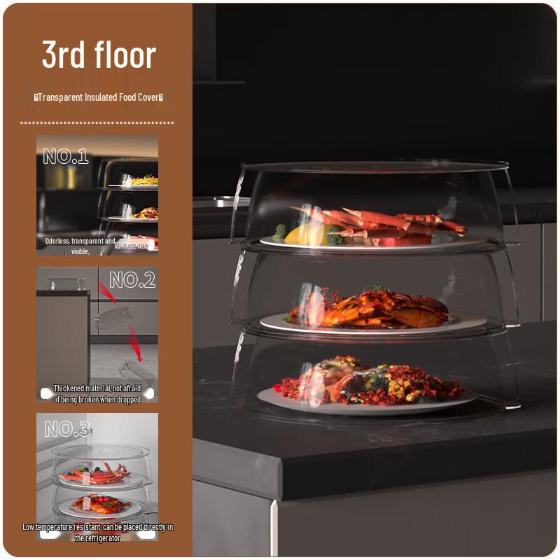 ZISIZ Stackable Multi-functional Food Cover