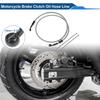 UXCELL 120cm Motorcycle Brake Clutch Oil Hose Line  Silver Tone