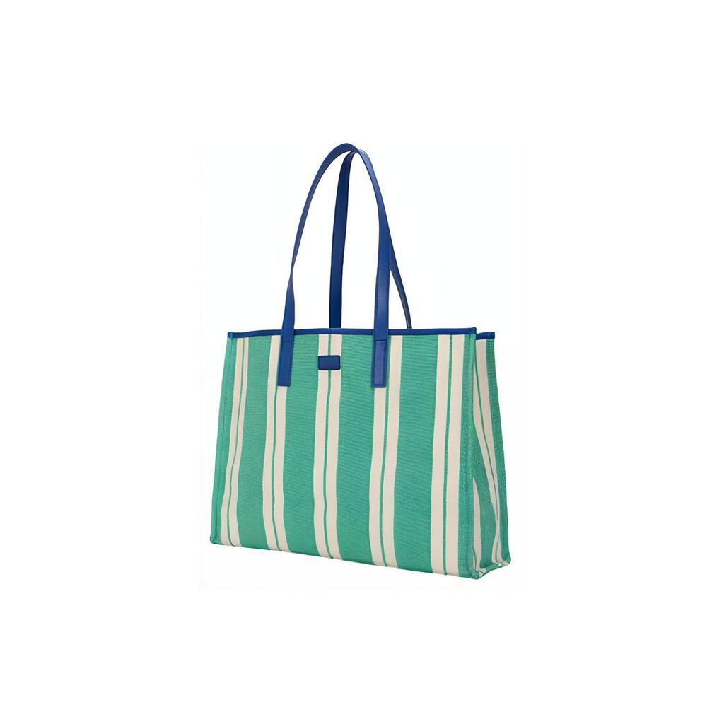 New MLB Cotton Tote Bag Shopping Bag Shoulder Bag Portable Crossbody Bag Shoulder Bag Regular Unisex Green White 3AORL0323-07MTS