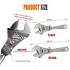 Locking Adjustable Torque Wrench Plumbing Key Great Opening Monkey Spanner Universal Tap Pipe Multifunctional Manual Tools