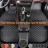 Car Floor Mats For Infiniti QX56 2011-2017 QX60 QX70 QX80 2013-2017 Full Coverage Floor Mats Luxury Floor Liners Interior