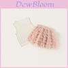 Girl Summer Dress Set With Bowknot Mesh For Toddler Girls Ages 3 To 8