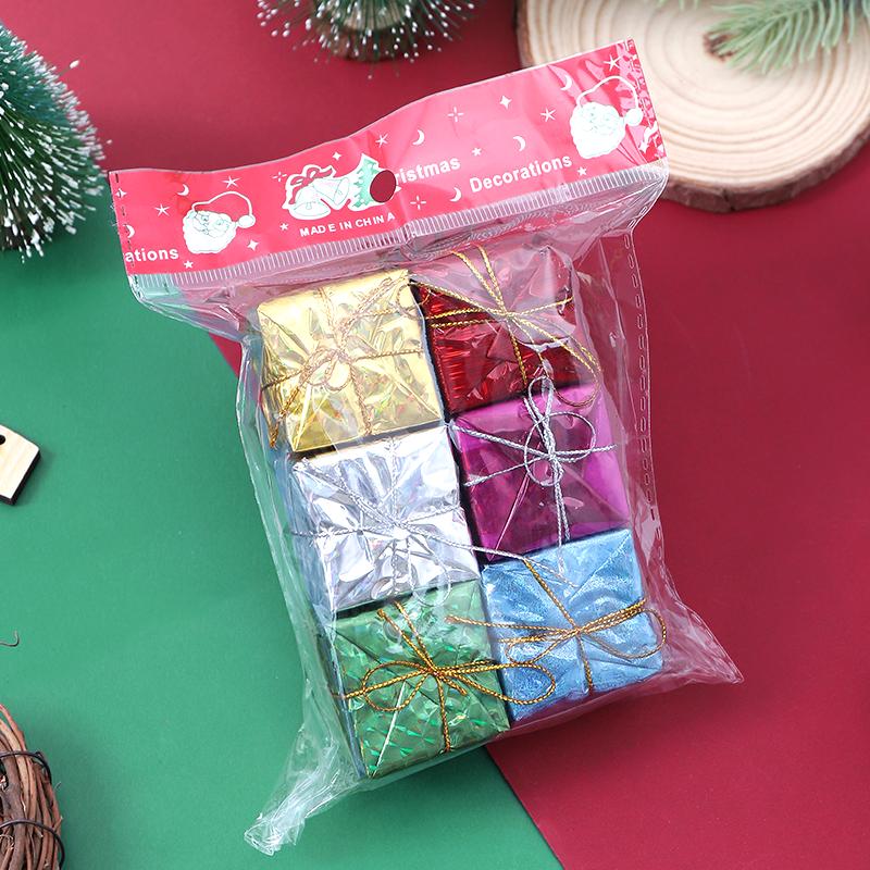 Creative Laser Foam Christmas Gift Bag & Box: Tree Ornaments & Decorations