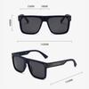 Square Sunglasses for Men Polarized UV400 Fashion Sunglass Sport Sun Glasses Driving Vintage Oversized Big UV Protection Shades