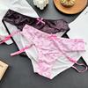 Ladies Spring and Autumn Cute Cartoon Print Sexy Ice Silk Panties