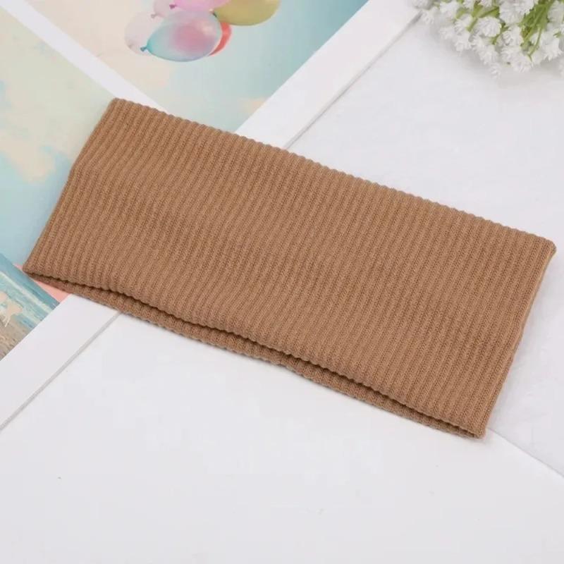 Sportliches Stirnband für das Gesicht, Weiches gestricktes Damen-Stirnband aus koreanischer Baumwolle, Mädchen-Bandage, Modisches Haaraccessoire