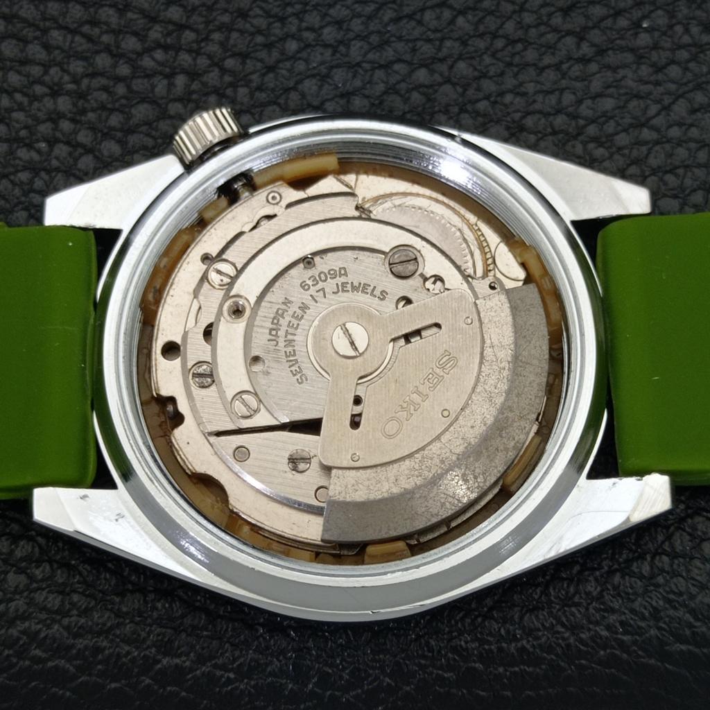 AUTOMATIC VINTAGE REFURBISHED SEIKO 5 JAPAN MENS GREEN DIAL WATCH a440433-4 Sk-a440433