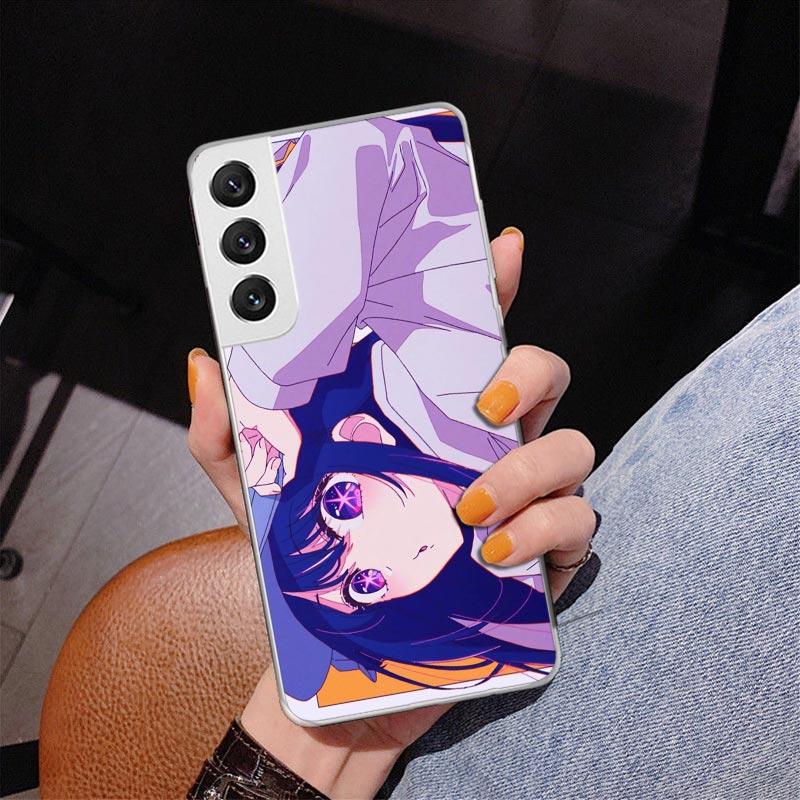 Japan Anime Oshi No Ko Phnoe Case for Samsung Galaxy S26 S25 Edge S23 S24 Ultra S22 Plus S21 S20 FE Unique Cover Soft Coque Gala