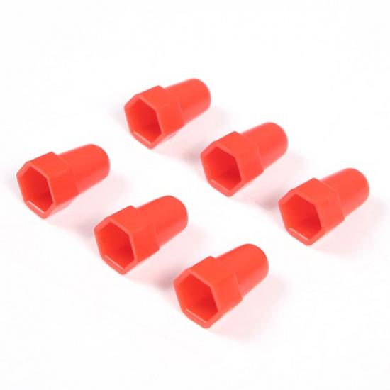 Red Rear Strut Shock Tower Covers Screws For Corvette C8 -25