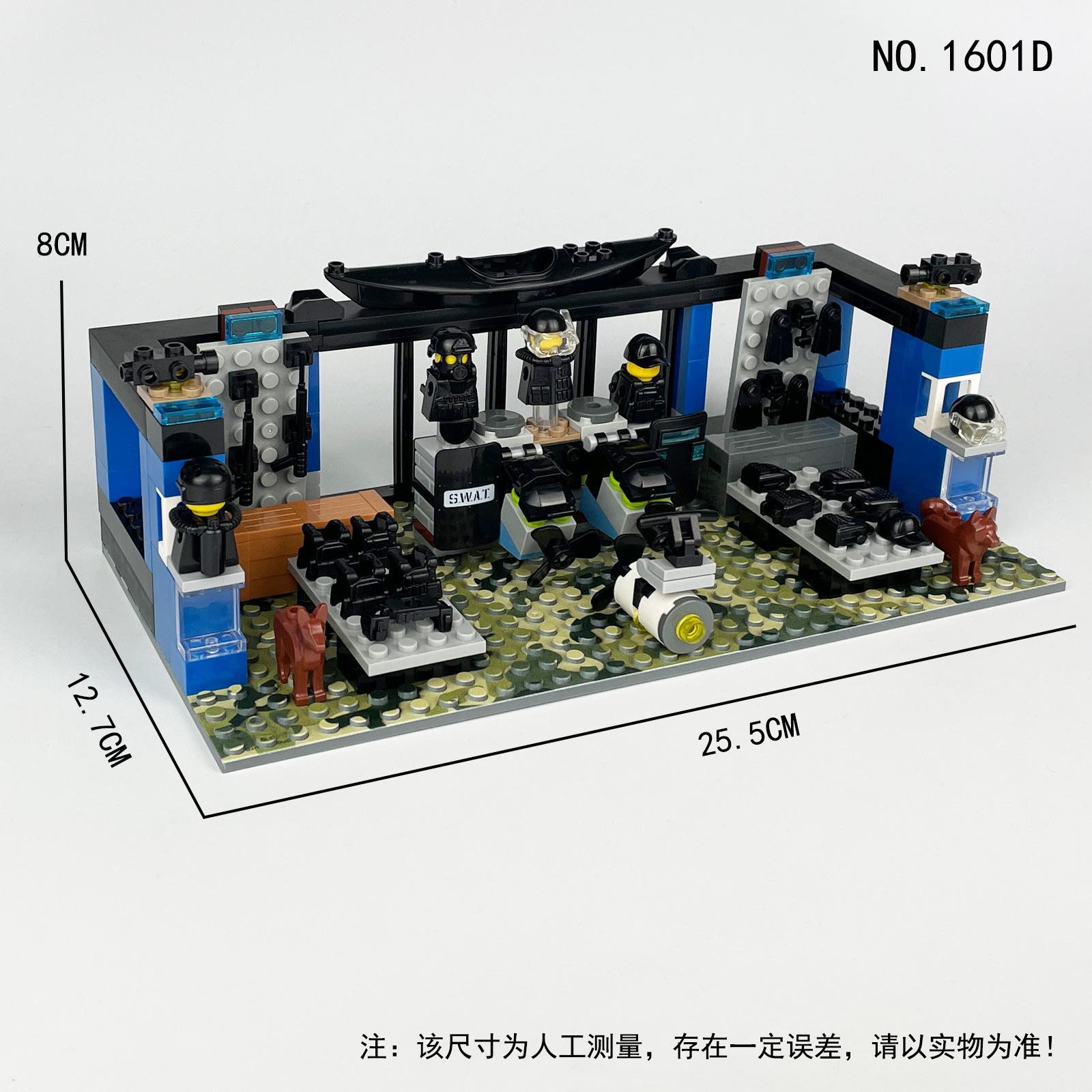 Aquarium Accessories 1601 Diving Equipment Base Small Particles Children Assembled Building Block Toys