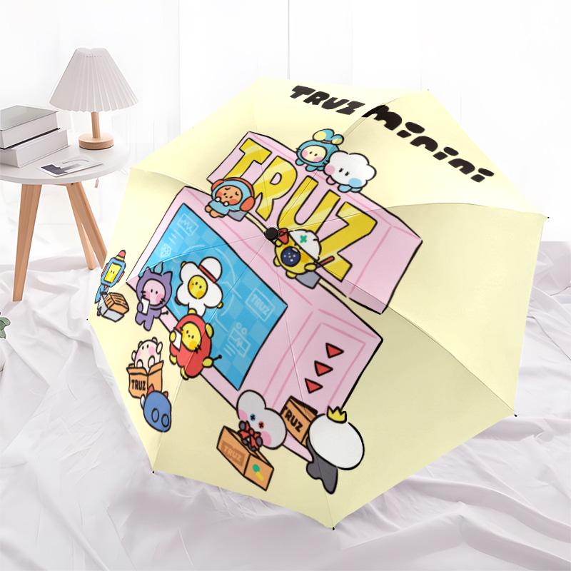 

TRUZ pattern, automatic folding umbrella, portable and foldable design, 8 ribs, a Christmas or birthday gift.
