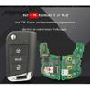 Jingyuqin 433MHz 5C/MQB49 Remote Car Key for VW T-Cross POLO 2019+ SKODA GOLF SEAT 2G6959752 /2G6959752D Keyless Fob Aftermarket