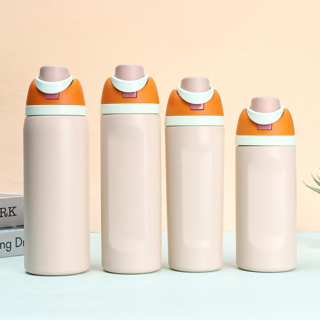 Double-Walled Stainless Steel Insulated Fruit Cup & Sports Water Bottle