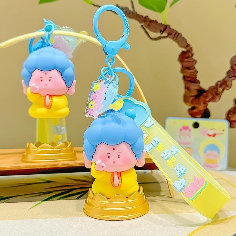 Keychain Enchanting Plush Collection With Buddhist Characters Lovely Gifts Cartoon