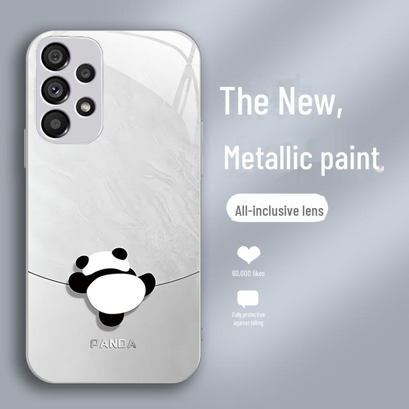 

Чехол из жидкого стекла Climbing Panda для Samsung S20Plus с ультрауниверсальным объективом для S10Plus — симпатичный дизайн. S23 Ultra