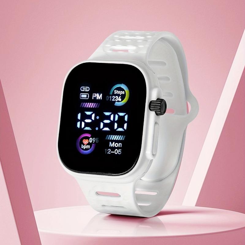 1PACK Cool Fashion Watch Men's and Women's Sports Heart Rate Unicorn Student Electronic Watch