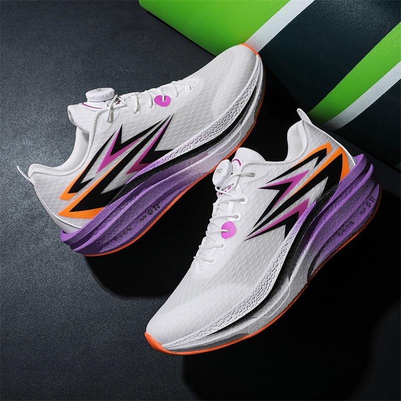 Children's Shoes for Boys and Girls, Medium and Large Children, Breathable Shock-Absorbing Rotating Button Sneakers, Running Sho
