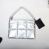New down cotton computer bag women's Apple IPad liner bag padded cotton notebook shoulder handbag