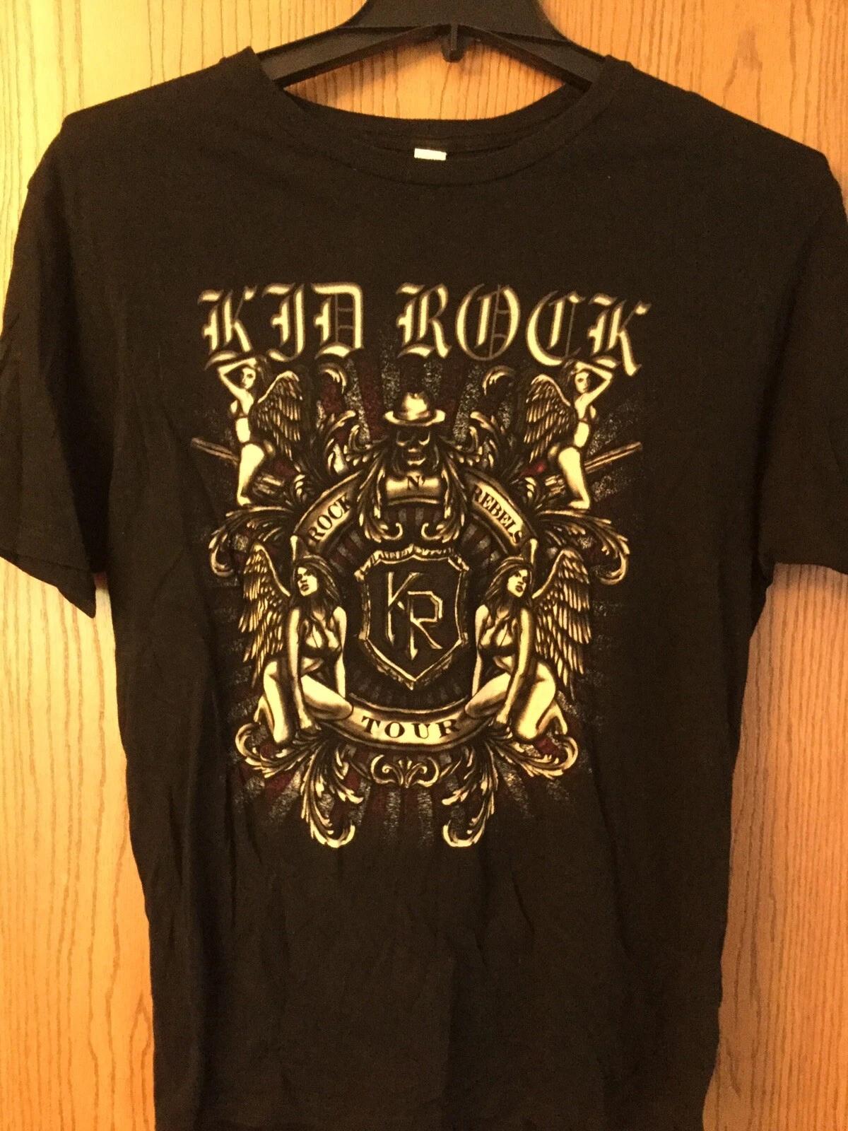 

Kid Rock “Rock ‘n’ Rebels” Tour Shirt. Black. XL 3XL
