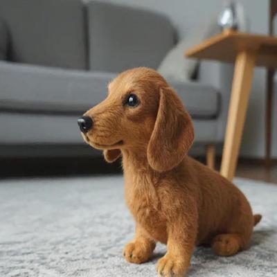 New Design Soft Dog Plush Toy Cute Mimics Natural Movement Mimic Plush Gift Realistic Plush Pillow for Emotional Support
