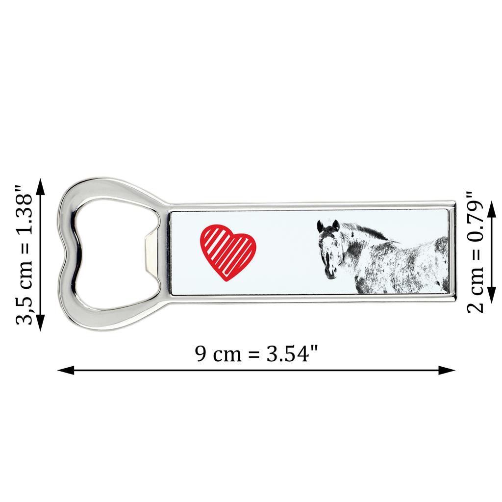 Appaloosa - Otwieracz Do Butelek Z Koniem, Personalizowany Otwieracz Na Lodówkę, Wyjątkowy Upominek Dla Mężczyzny Marki Art-Dog