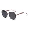 Fashion Frameless Trimmed Women's Temperament Square Frame Sunglasses Travel Sunglasses