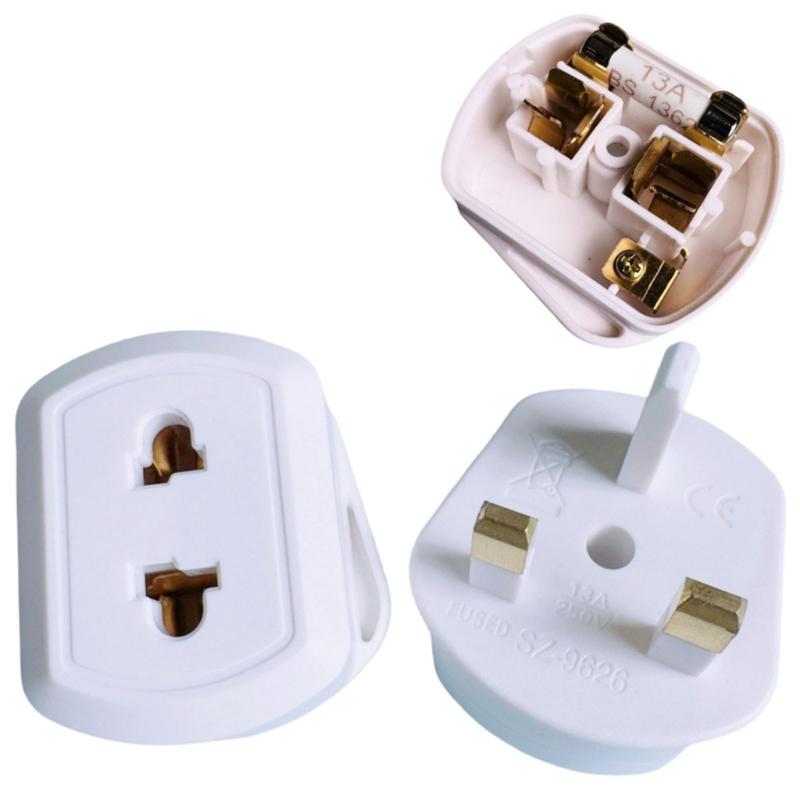 Space-saving UK Travel Power Converting Device Fits for Multiple Devices Long-Sustaineds ABS Housing Ideal Business-oriented Trips