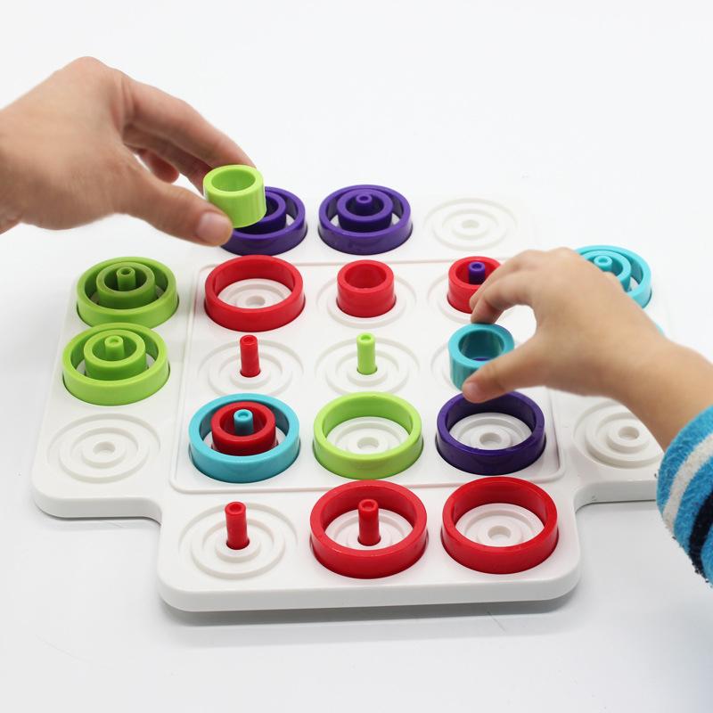 Kid Strategy Game Toy Ferrule Parent -Child Interaction Leisure Board Game Logical Thinking Training Puzzle Game Toy For Children