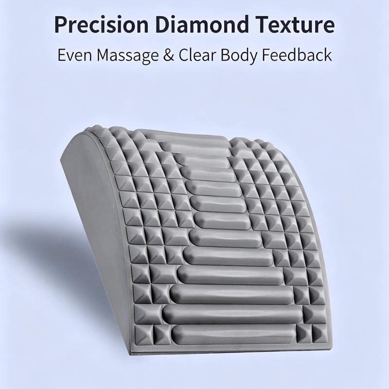 Back Stretcher Lumbar Support Device Neck Waist Muscle Relaxer Spine Corrector Back Opening Stretch Massage Tool for Pain Relief