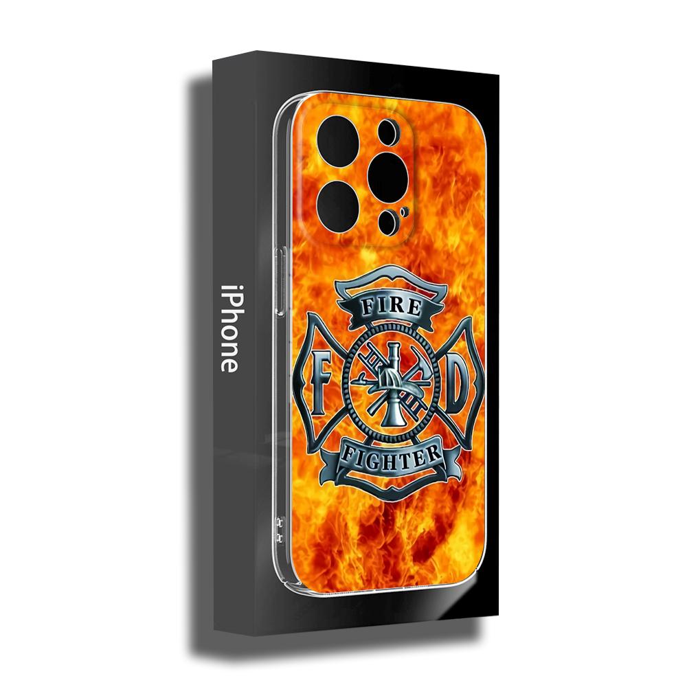 Firefighter Fire Department Fireman Phone Case FOR IPhone 14 11 12 Pro 8 7 Plus X MAX 12 MINI XR XS 13 Covers Fishing Silicone