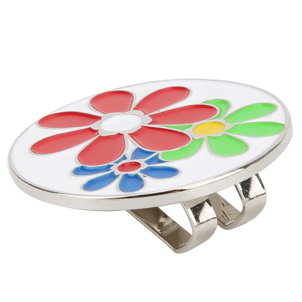 Metal Gold Plating Removable Golf Ball Marker Magnetic Hat Clip Compact Cap Clamp Gift