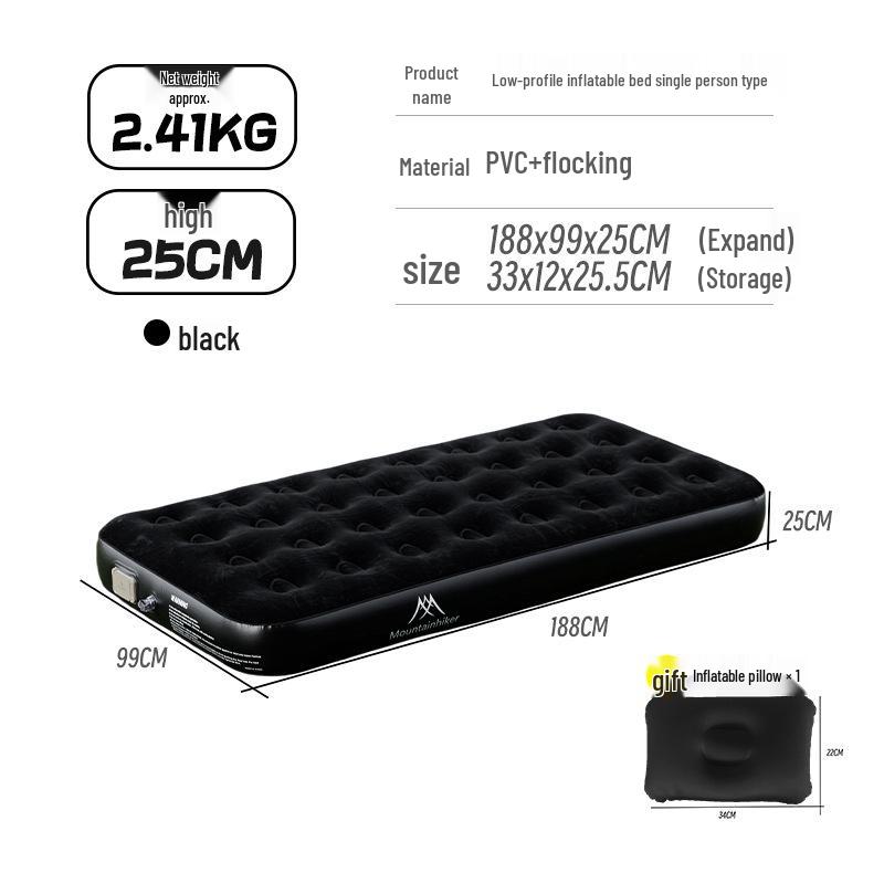 Portable Inflatable Camping Mattress – Outdoor/Indoor Automatic Air Cushion Mat