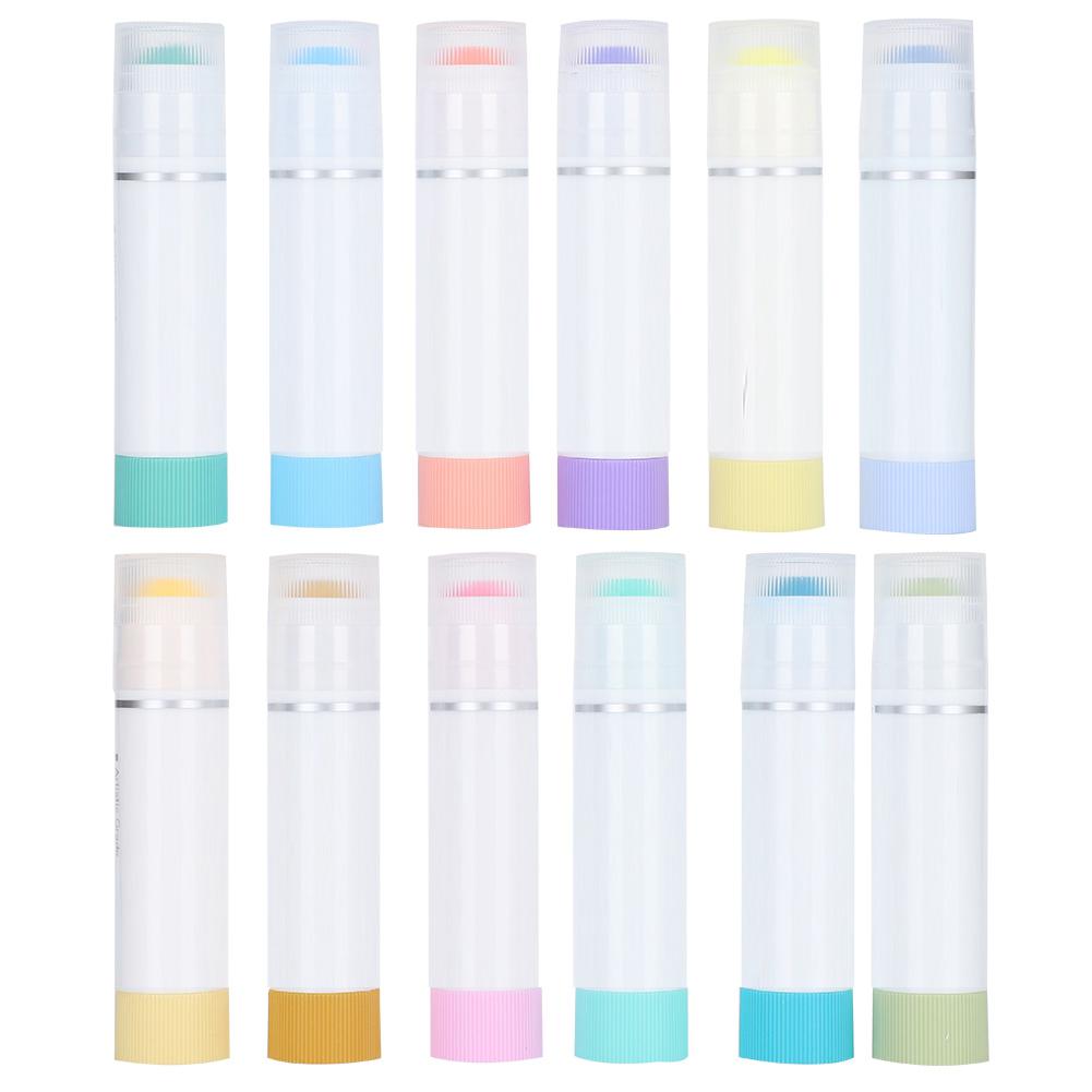 12Pcs WaterSoluble Crayon Rotatable Gouache Color Oil Pastels Children Painting Stick