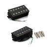 Double Coil Pickups Neck Bridge Replacement Accessory Electric Guitar for Guitar Part Double Coil Pickups Replacement