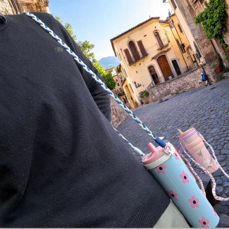 Multifunctional Cup Hanging Strap for Coffee, Milk Tea, Kettles, Baby Bottles, and Tupperware.