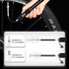 Handheld Tire Pump Aluminum Alloy Telescopic Bike Pump With Built-in Inflation Hose for MTB