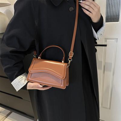 PU Leather Handbag Purse Women's Bag Solid Color Shoulder Crossbody Bags Lady Messenger Small Tote for Women Girls