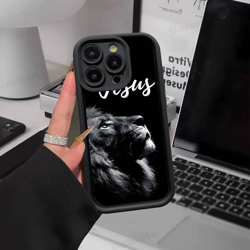 Verse Of The Christian Bible Jesus Phone Case For IPhone 17 16 15 14 13 12 11 Pro Max Anti Drop Soft Cover
