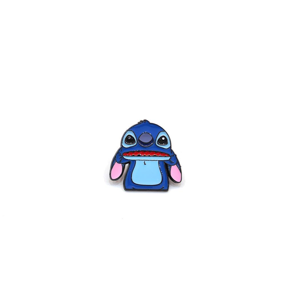 Classic Lilo & Stitch Cartoon Character Brooch - Cute Stitch Pin Badge