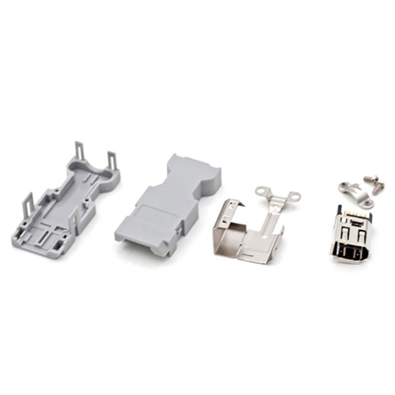 1 Piece Female Connector 6 Pin Firewire Ieee 1394 For Yaskawa For Panasonic Servo Motor Encoder 6P Sm-6E Encoder Plug
