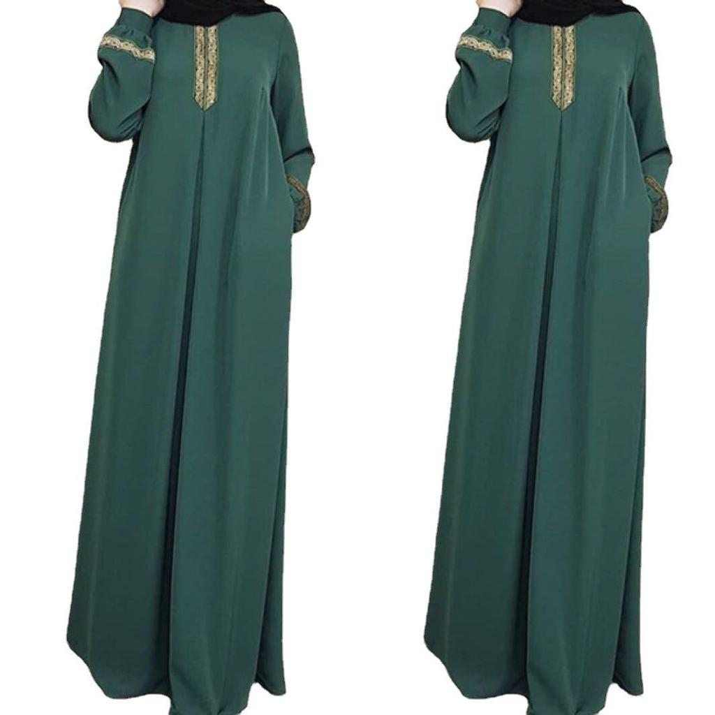 2024 Ethnic Print Loose Long Dress - European & American Style Boutique