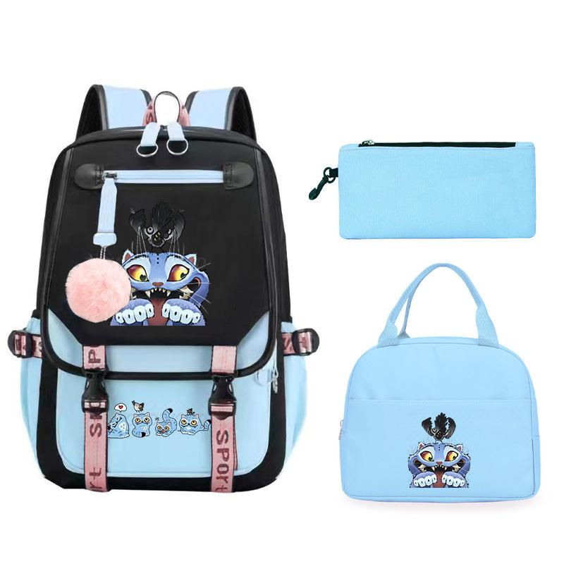 Animation Cartoon Peripheral Printing Children'S Backpack Male And Female Versatile Large-Capacity Student Schoolbag